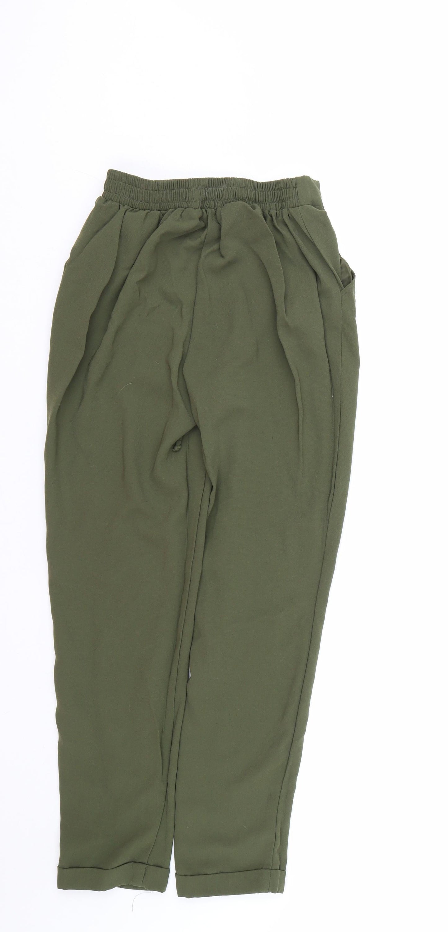 Womens UK Size 6 Atmosphere Regular Fit Capri Green Trousers