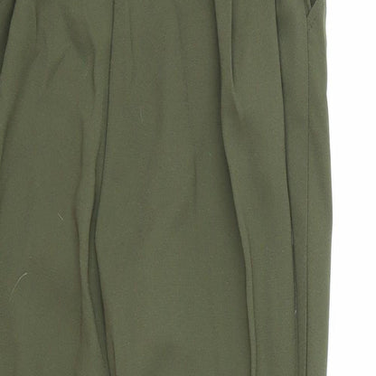 Womens UK Size 6 Atmosphere Regular Fit Capri Green Trousers
