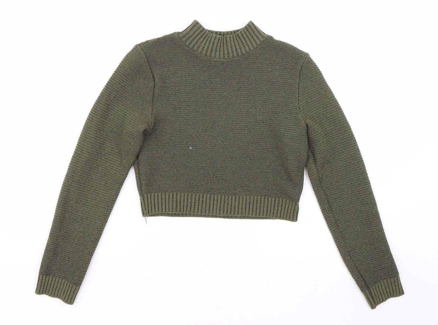 Womens UK Size 6 PRETTYLITTLETHING Green Pullover Jumper