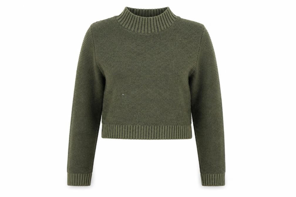 Womens UK Size 6 PRETTYLITTLETHING Green Pullover Jumper