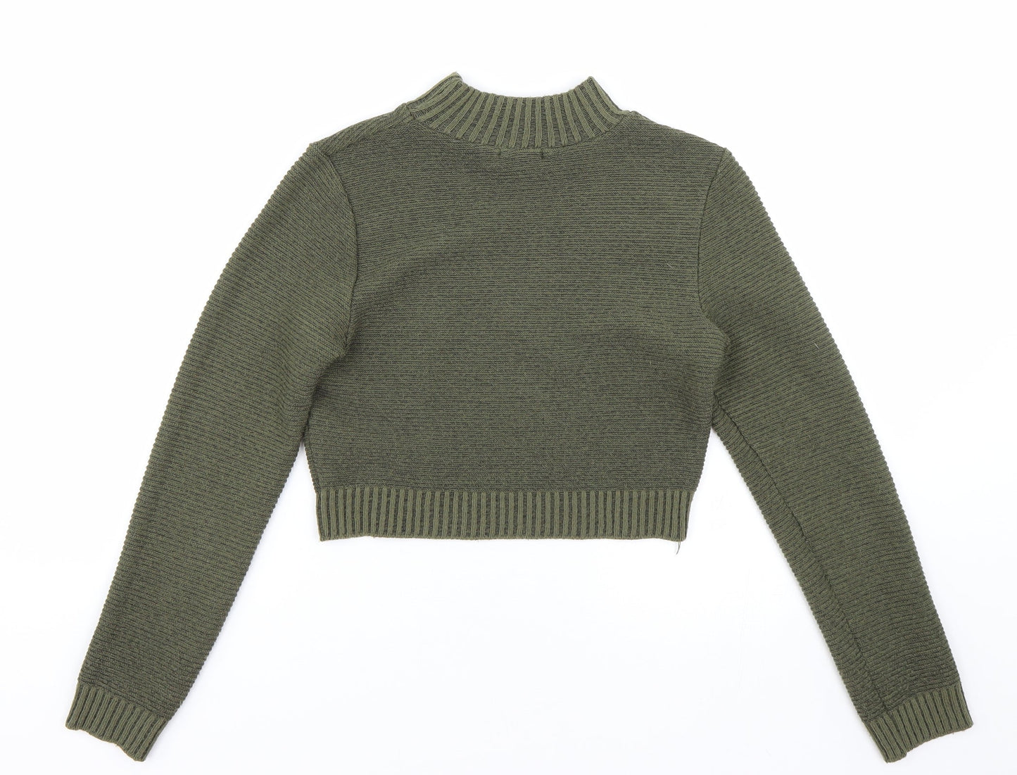 Womens UK Size 6 PRETTYLITTLETHING Green Pullover Jumper
