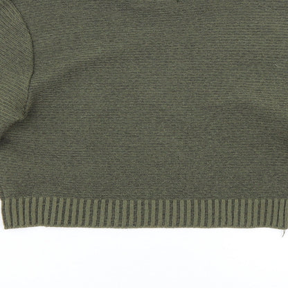 Womens UK Size 6 PRETTYLITTLETHING Green Pullover Jumper