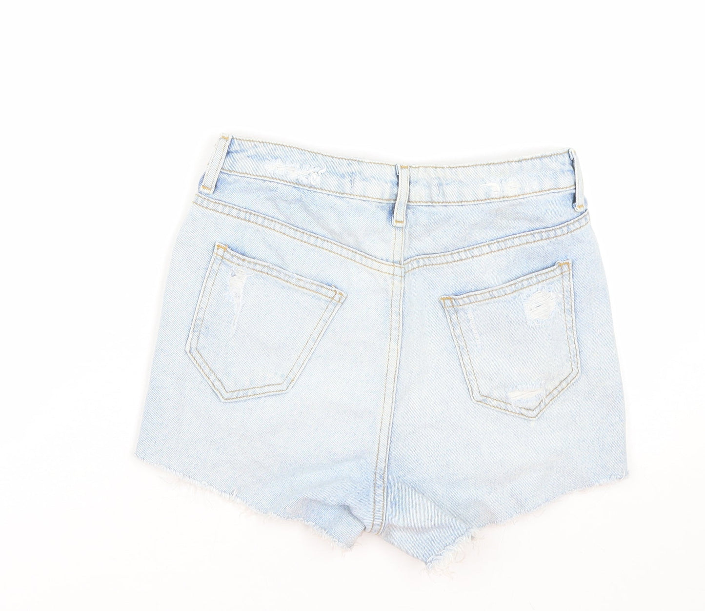 Denim co Womens Blue  Denim Mom Shorts Size 8