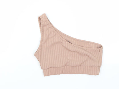 Womens UK Size 6 Club London Brown Basic Tank