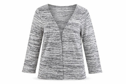 Womens UK Size 8 Boohoo Grey Cardigan Jumper
