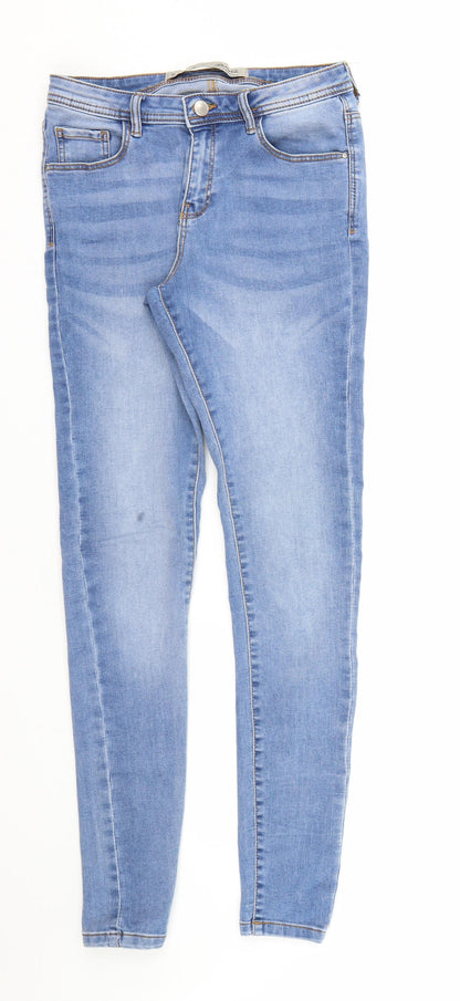 Denim co Womens Blue  Denim Skinny Jeans Size 10 L28 in