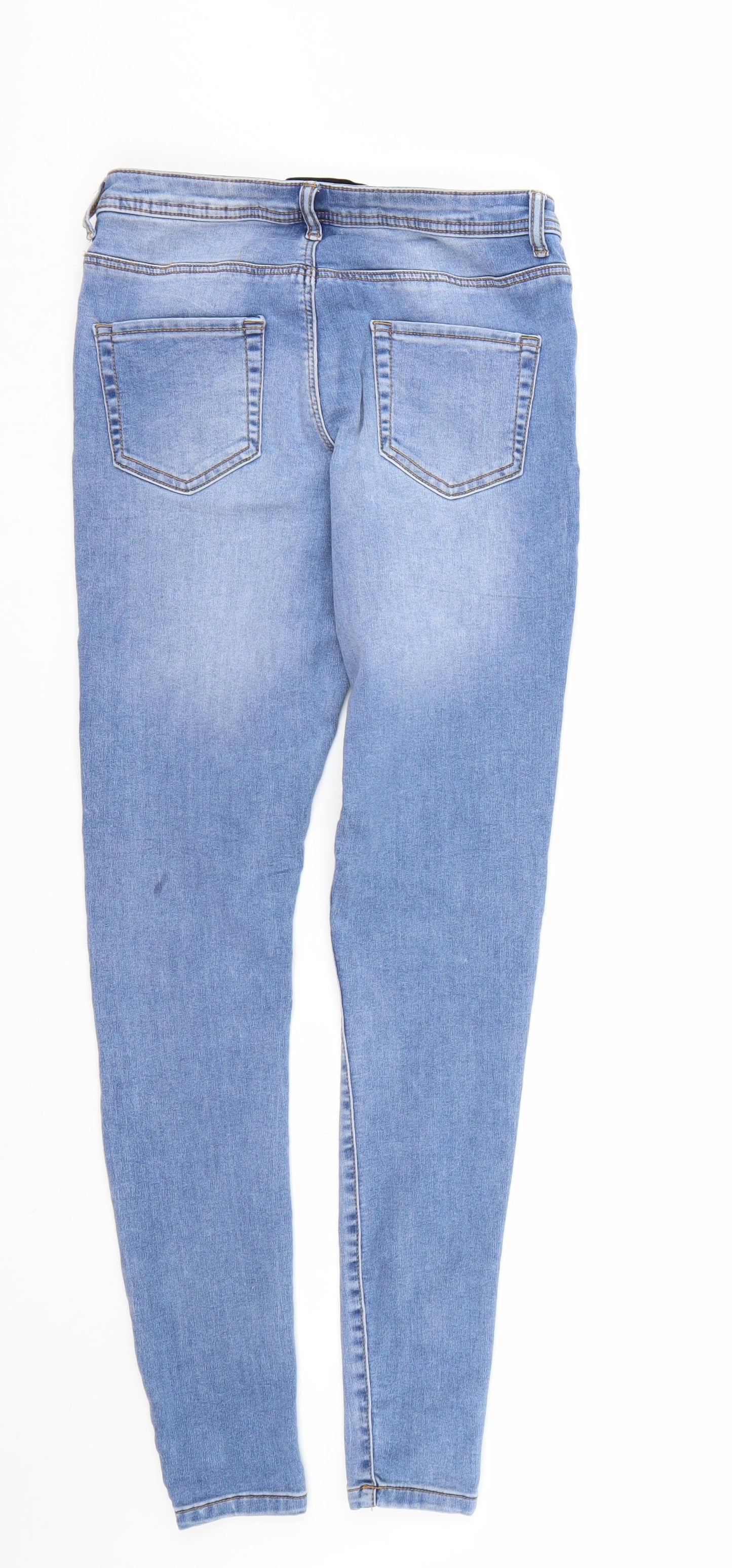 Denim co Womens Blue  Denim Skinny Jeans Size 10 L28 in