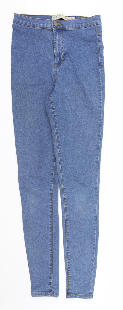 Denim co Womens Blue  Denim Skinny Jeans Size 10 L28 in