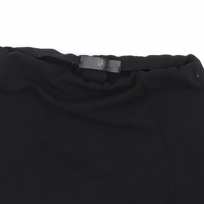Missguided Womens Black   Cut-Off Shorts Size 6
