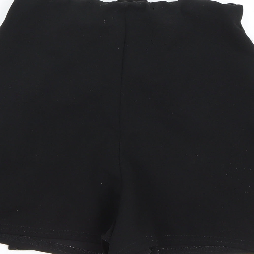 Missguided Womens Black   Cut-Off Shorts Size 6