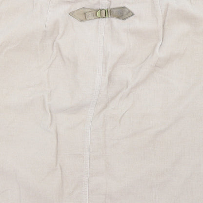 New Look Womens Beige  Corduroy Trumpet Skirt Size 14