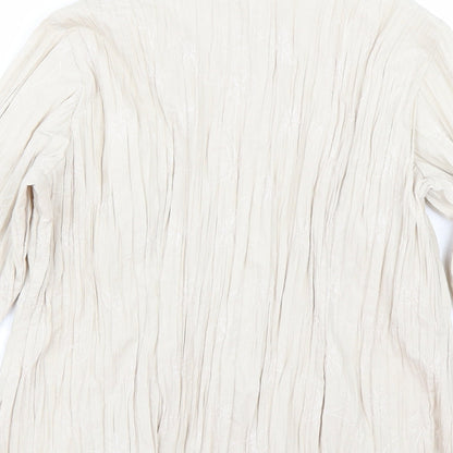 Bonmarché Womens Beige   Basic Button-Up Size 18