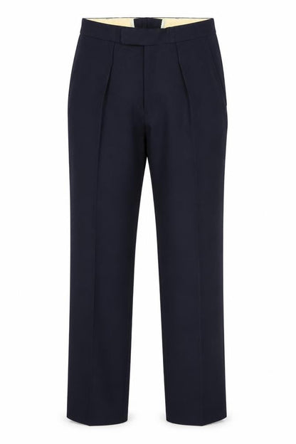 Front view of Tuomi women’s black dress pants trousers, size UK 26, 27-inch leg