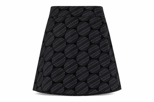 Look Womens Black Striped  Trumpet Skirt Size 14