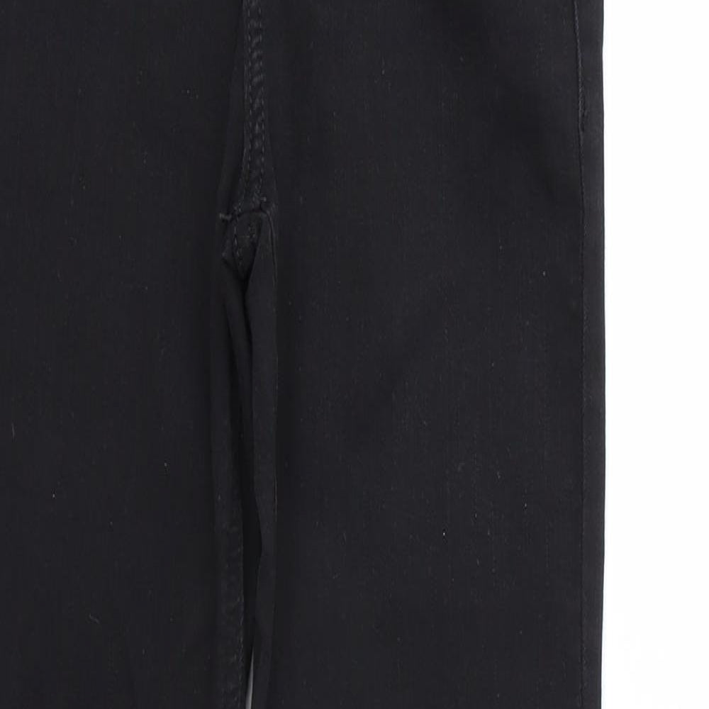 Topshop Womens Black  Denim Skinny Jeans Size 26 L28 in