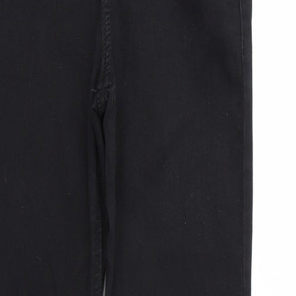 Topshop Womens Black  Denim Skinny Jeans Size 26 L28 in
