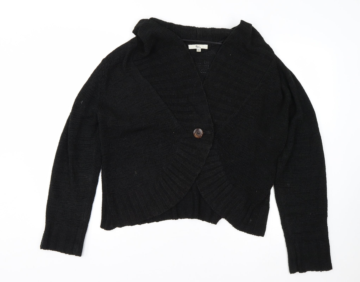 Womens UK Size 2XL klass collection Black Cardigan Jumper