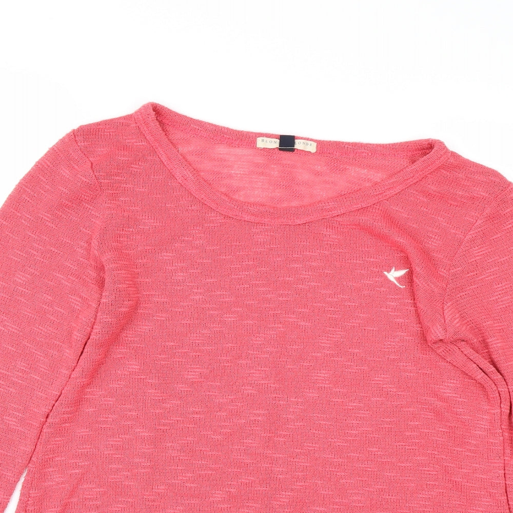 Blonde & Blonde Womens Pink   Pullover Jumper Size 10