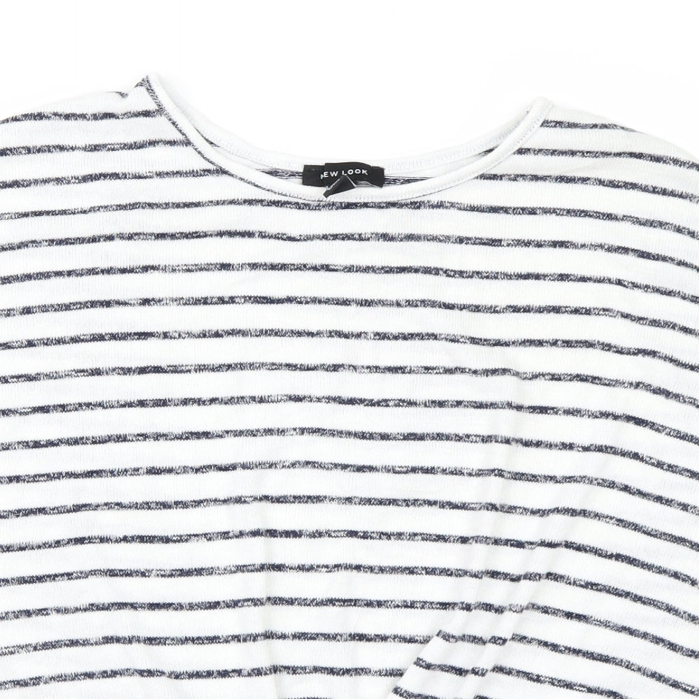 Womens UK Size S New Look White Pullover Jumper