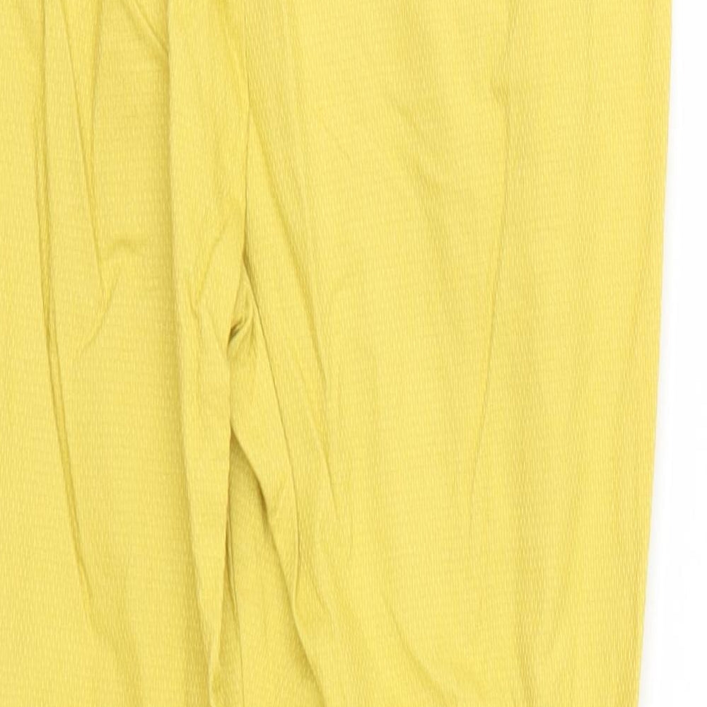 Womens UK Size 8 NEXT Regular Fit  Yellow Trousers