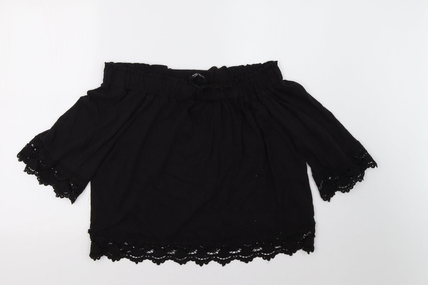 Womens UK Size 14 Select Black Basic Blouse