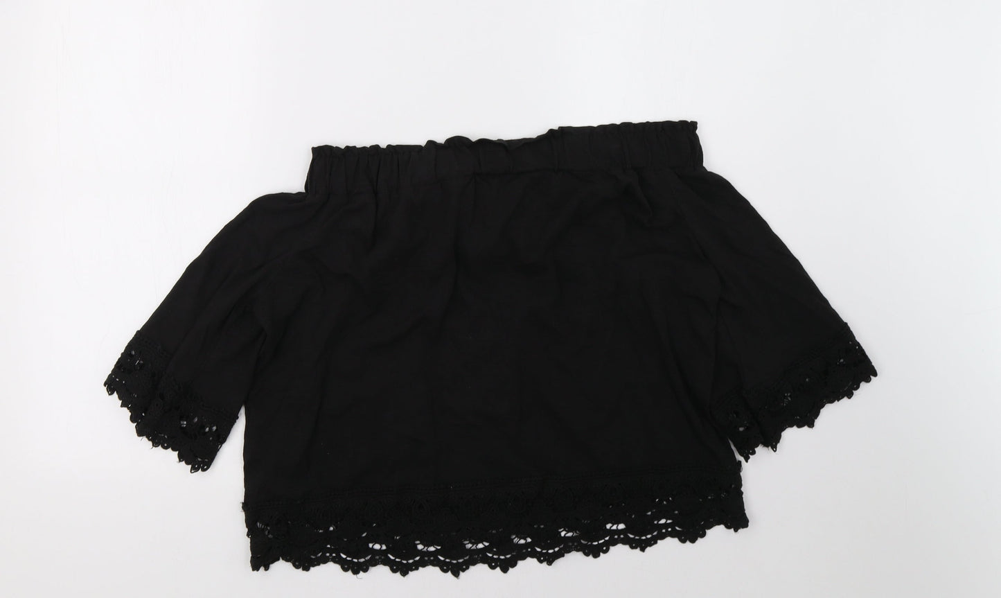 Womens UK Size 14 Select Black Basic Blouse