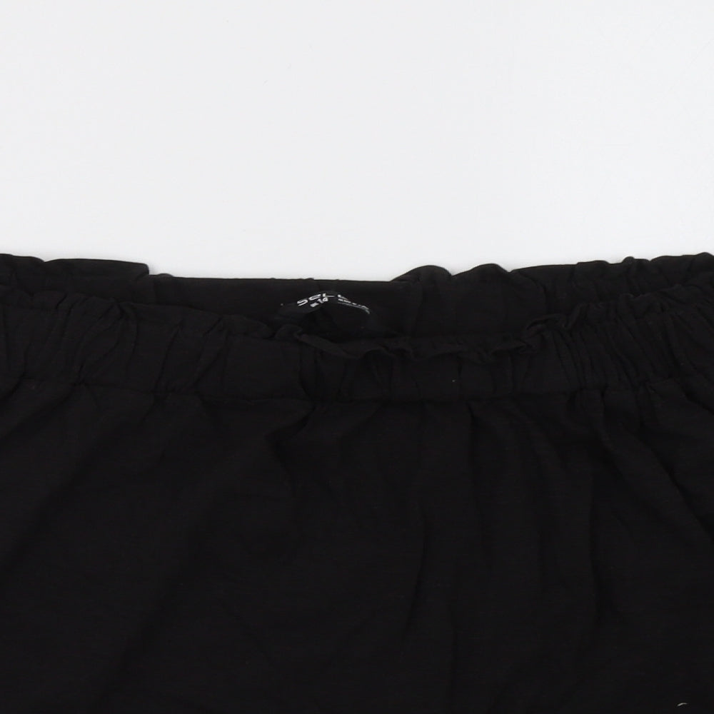 Womens UK Size 14 Select Black Basic Blouse