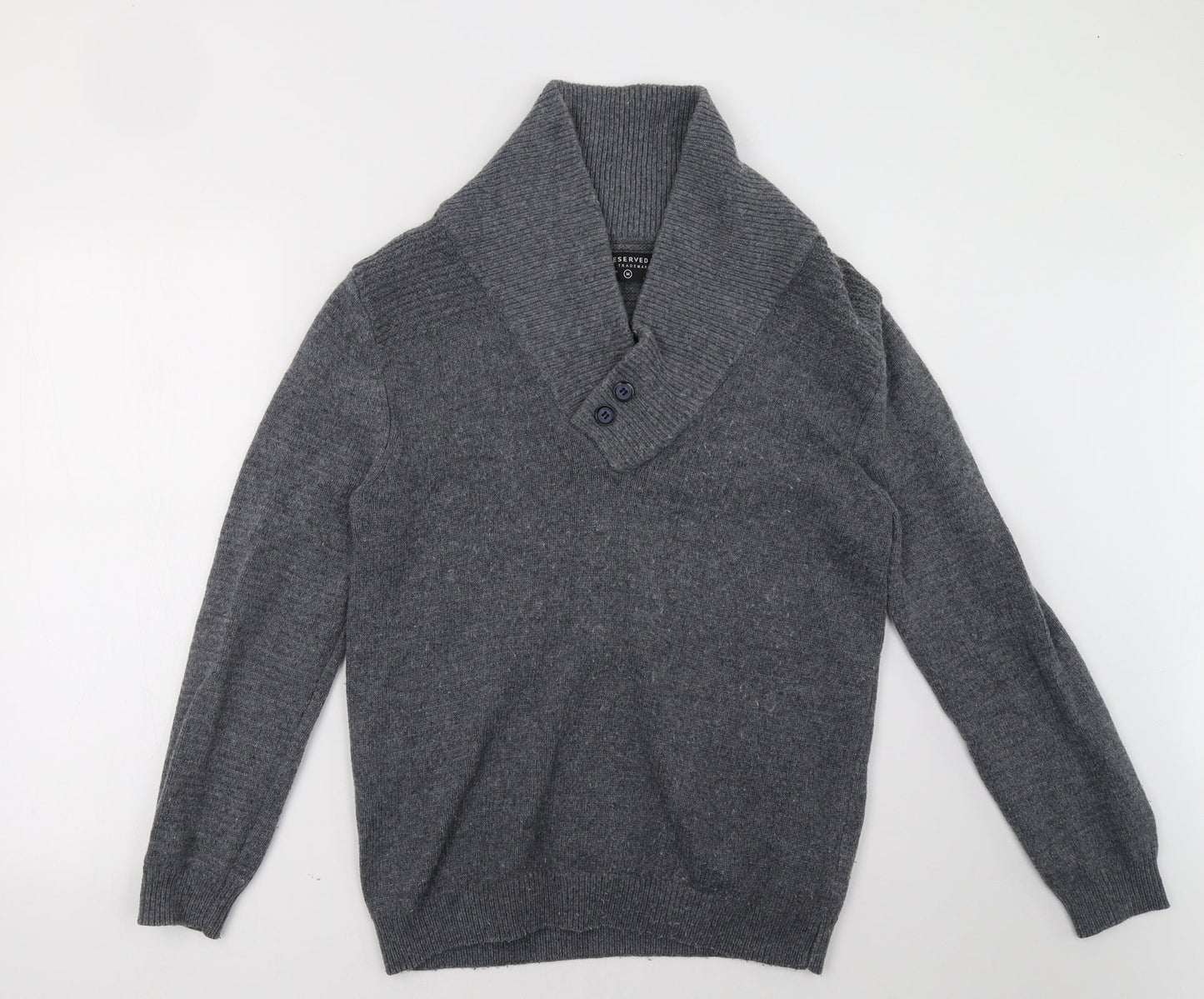 RESERVED Mens Grey   Pullover Sweatshirt Size M