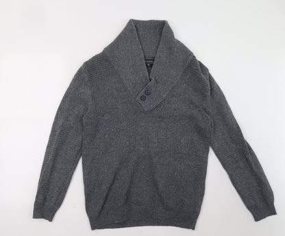 RESERVED Mens Grey   Pullover Sweatshirt Size M