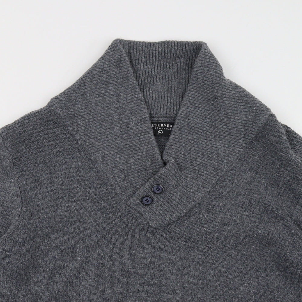 RESERVED Mens Grey   Pullover Sweatshirt Size M