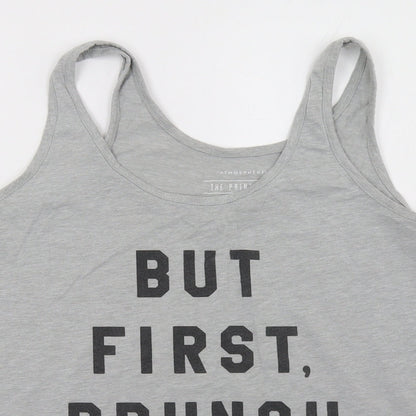 Primark Womens Grey   Basic Tank Size 12