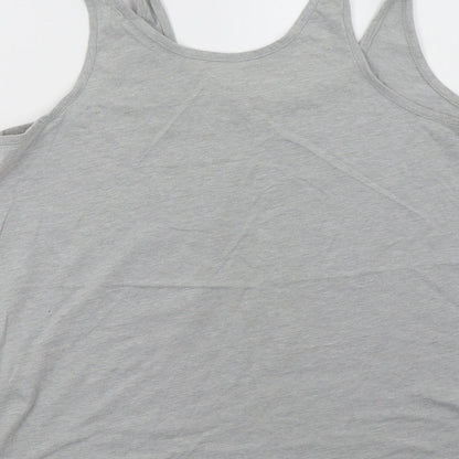 Primark Womens Grey   Basic Tank Size 12
