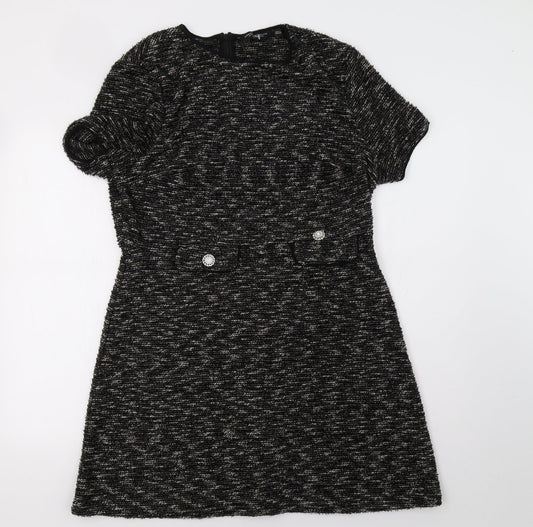 Dorothy Perkins Womens Black   A-Line  Size 14