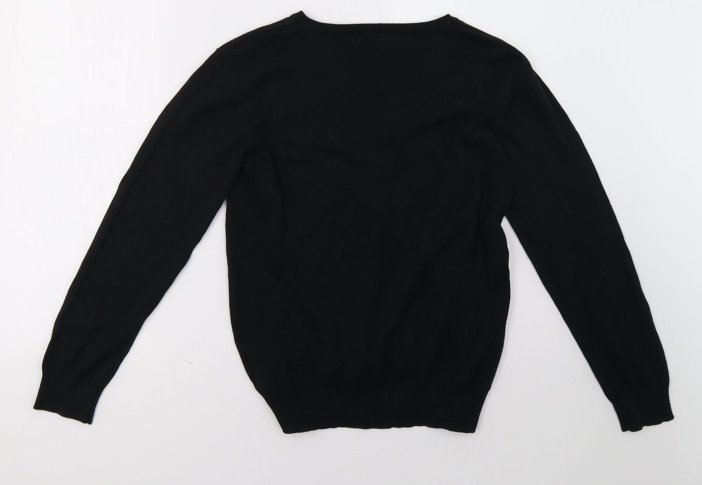 Debenhams Girls Black   Pullover Sweatshirt Size 13 Years