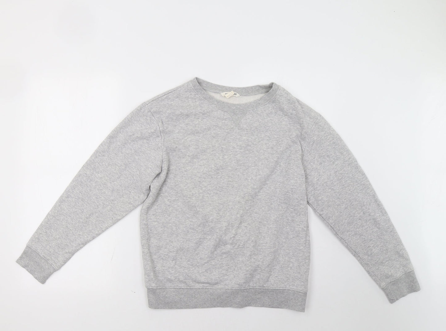 H&M Girls Grey   Pullover Sweatshirt Size 13 Years