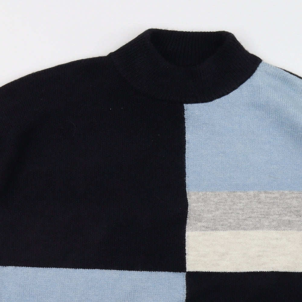 Mens UK Size S Marks and Spencer Blue Pullover Sweatshirt
