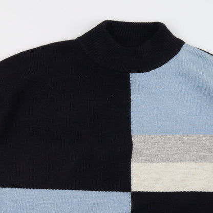 Mens UK Size S Marks and Spencer Blue Pullover Sweatshirt