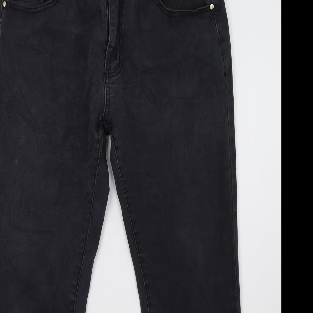 youse Womens Black   Straight Jeans Size 34 L30 in