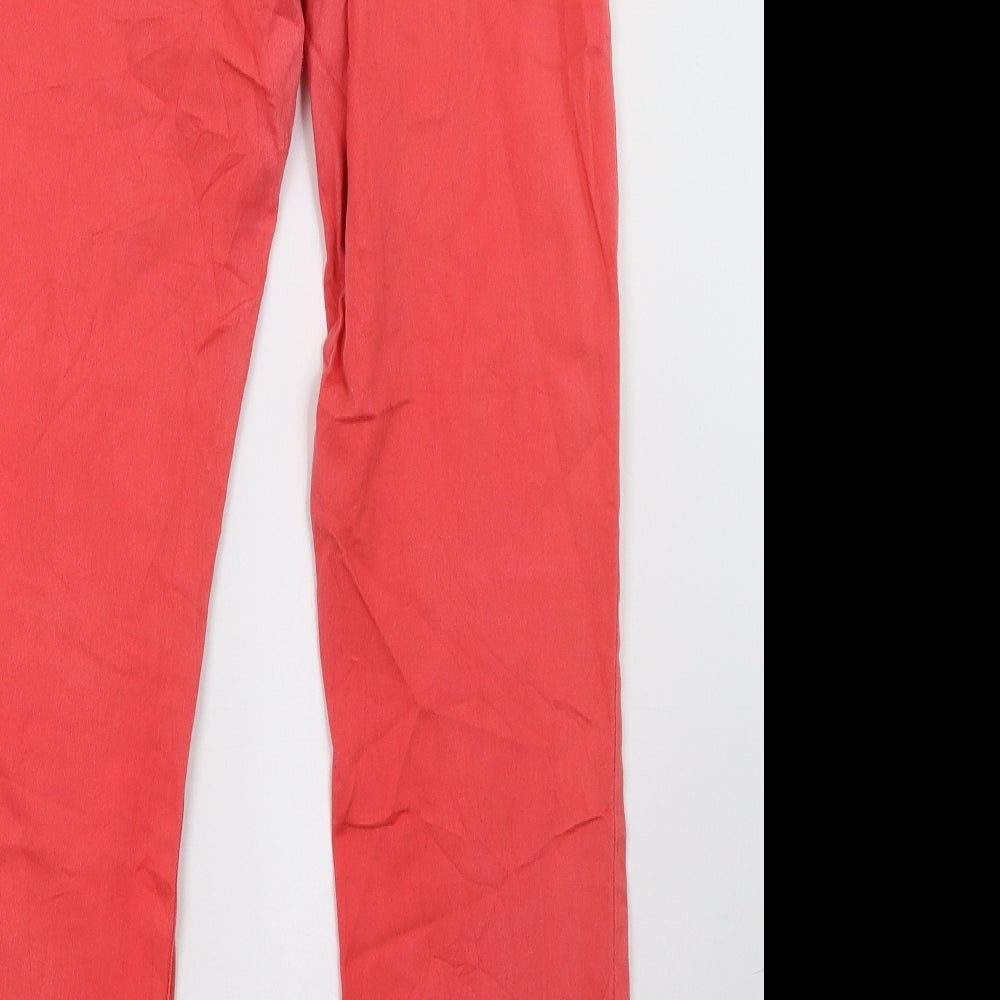 sunbird Womens Pink  Denim Straight Jeans Size 33 L32 in