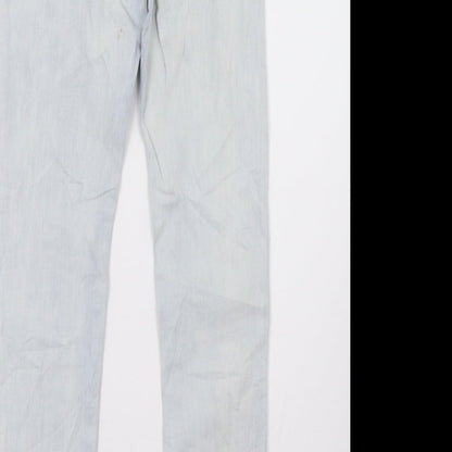 montego Womens Blue  Denim Skinny Jeans Size 10 L32 in