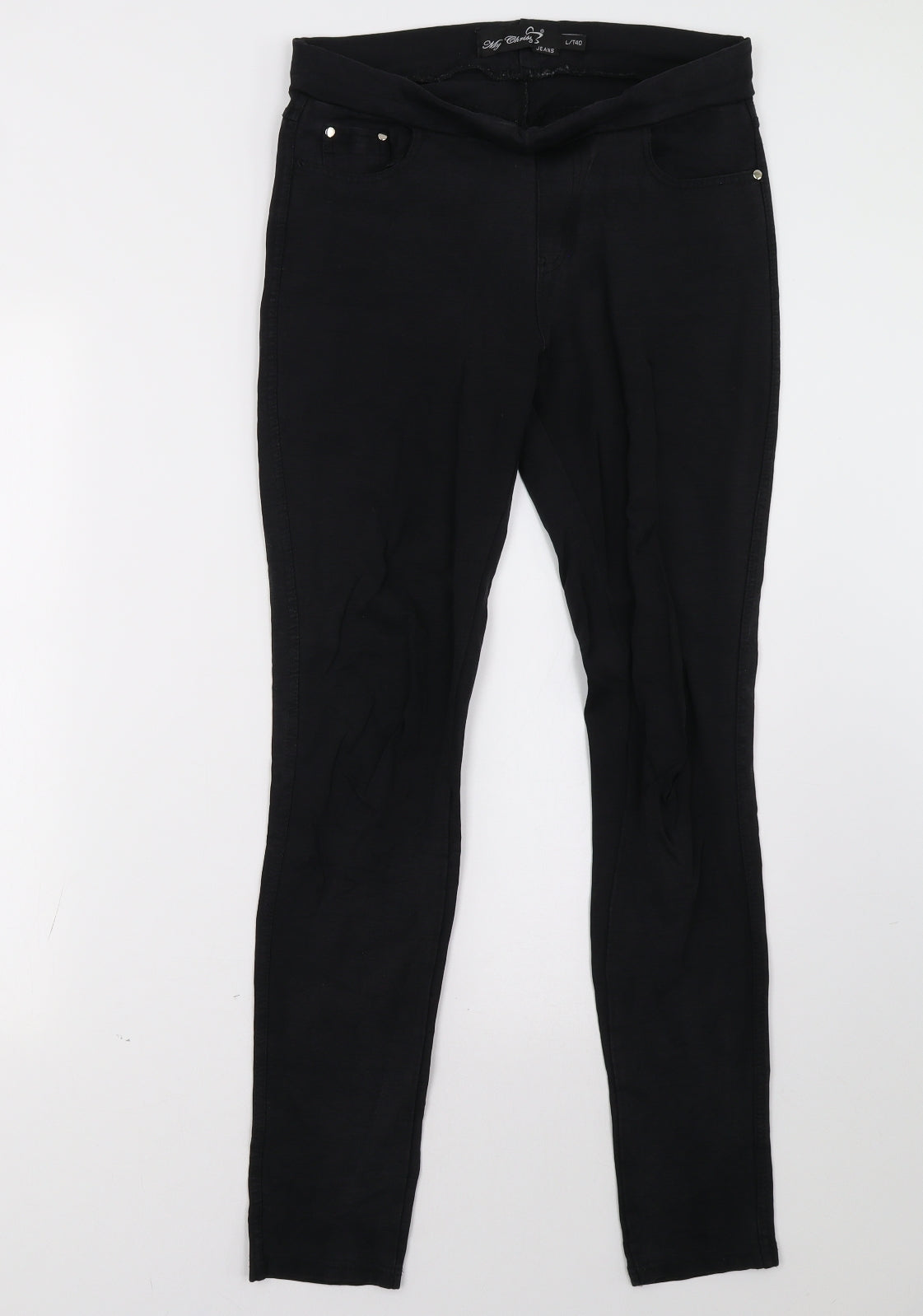 miss christy Womens Black   Skinny Jeans Size 10 L31 in