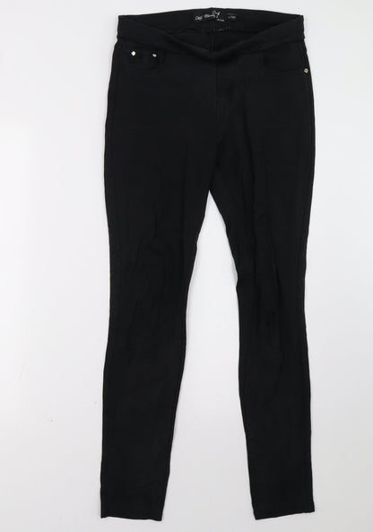 miss christy Womens Black   Skinny Jeans Size 10 L31 in