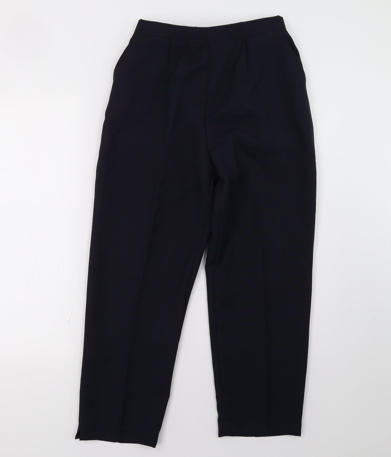 Womens UK Size S Preworn Regular Fit  Blue Trousers