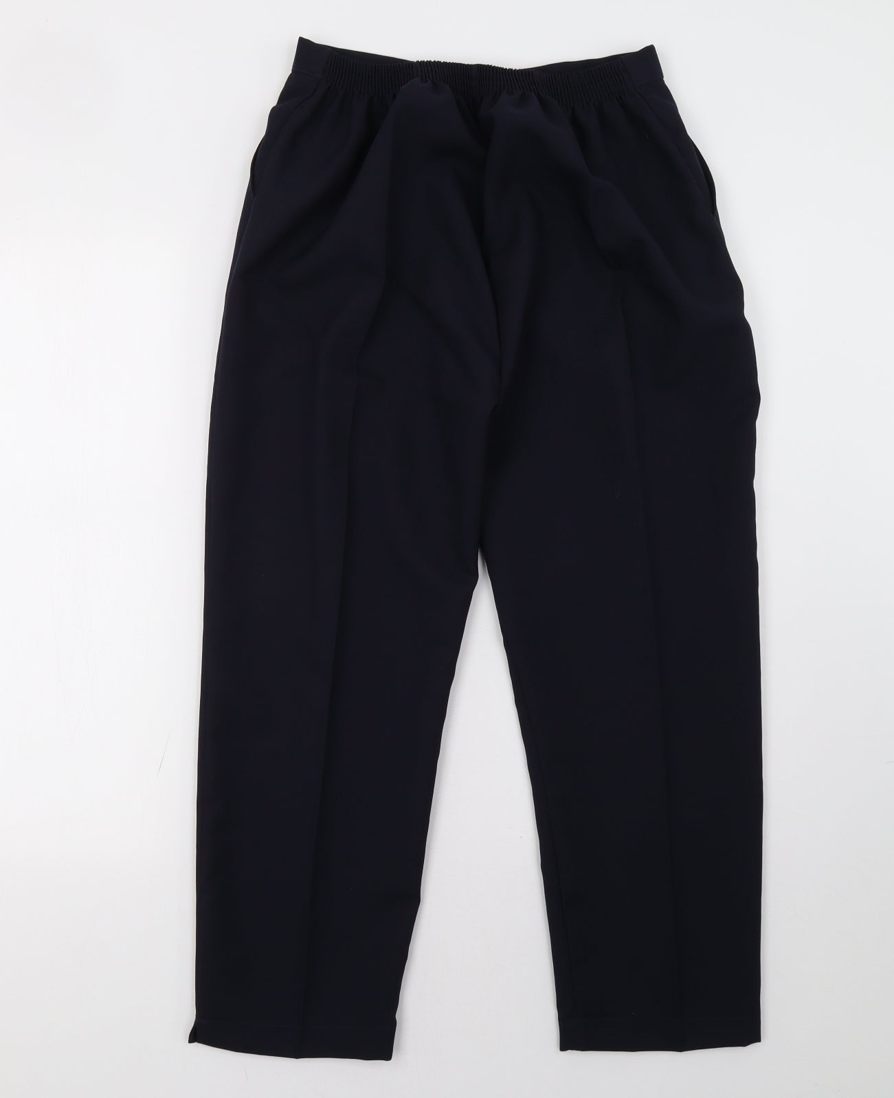 Womens UK Size S Preworn Regular Fit  Blue Trousers