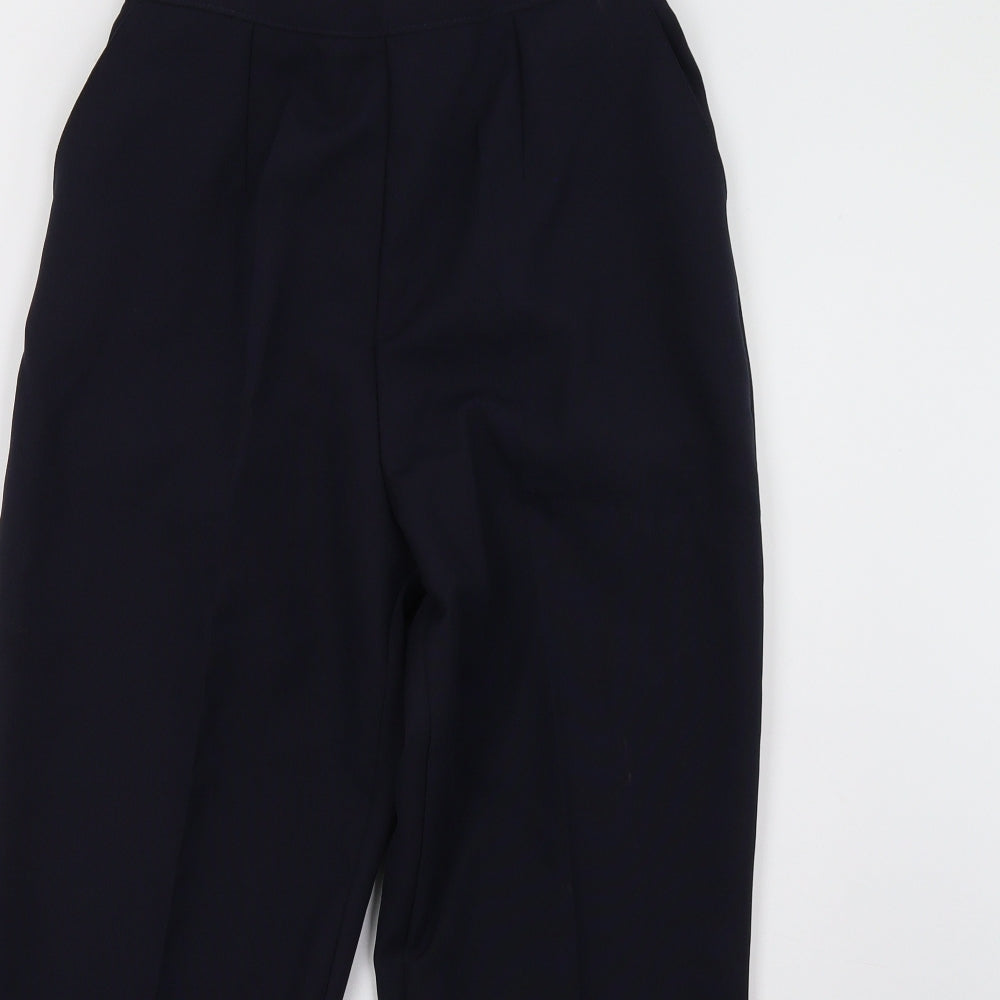 Womens UK Size S Preworn Regular Fit  Blue Trousers