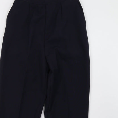 Womens UK Size S Preworn Regular Fit  Blue Trousers
