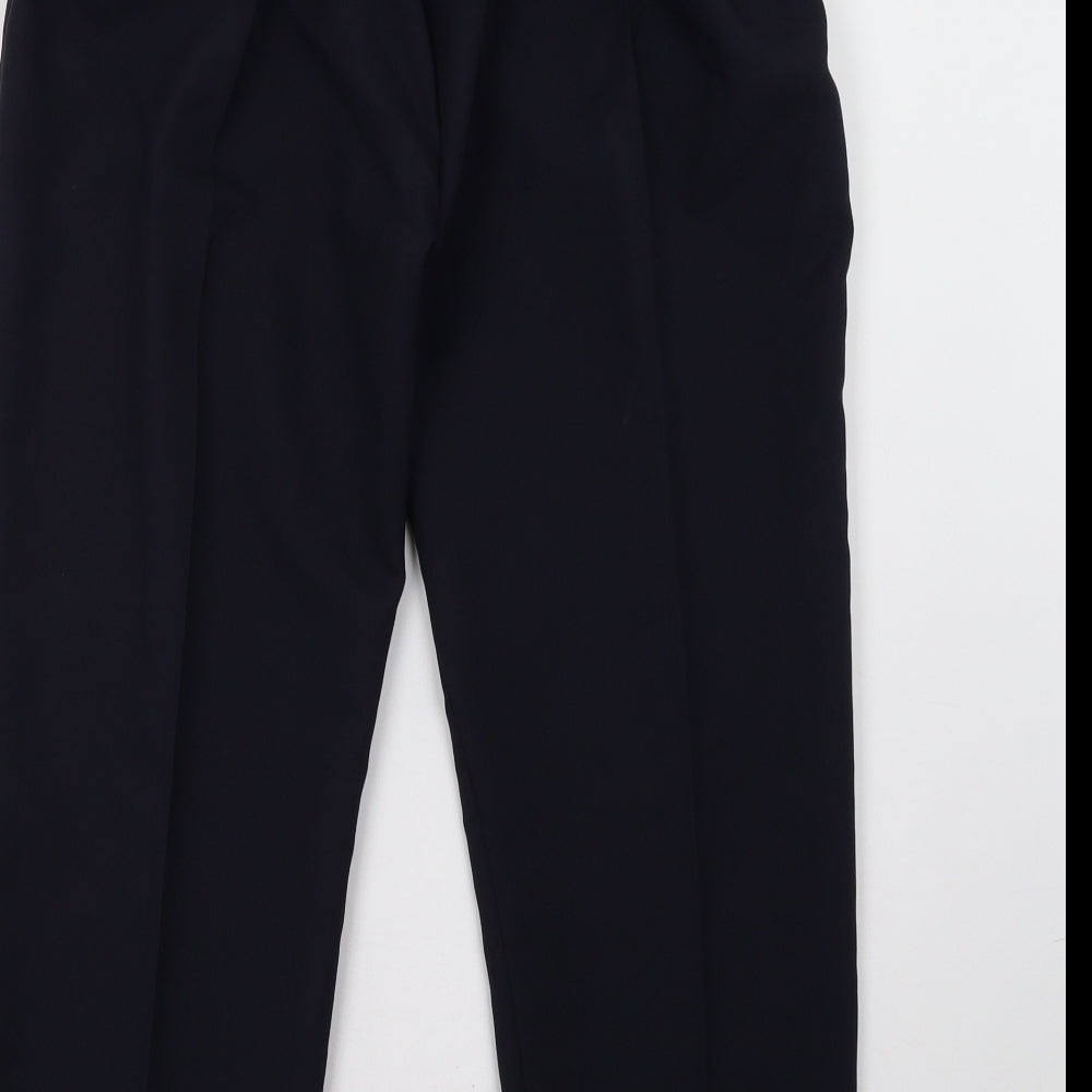 Womens UK Size S Preworn Regular Fit  Blue Trousers