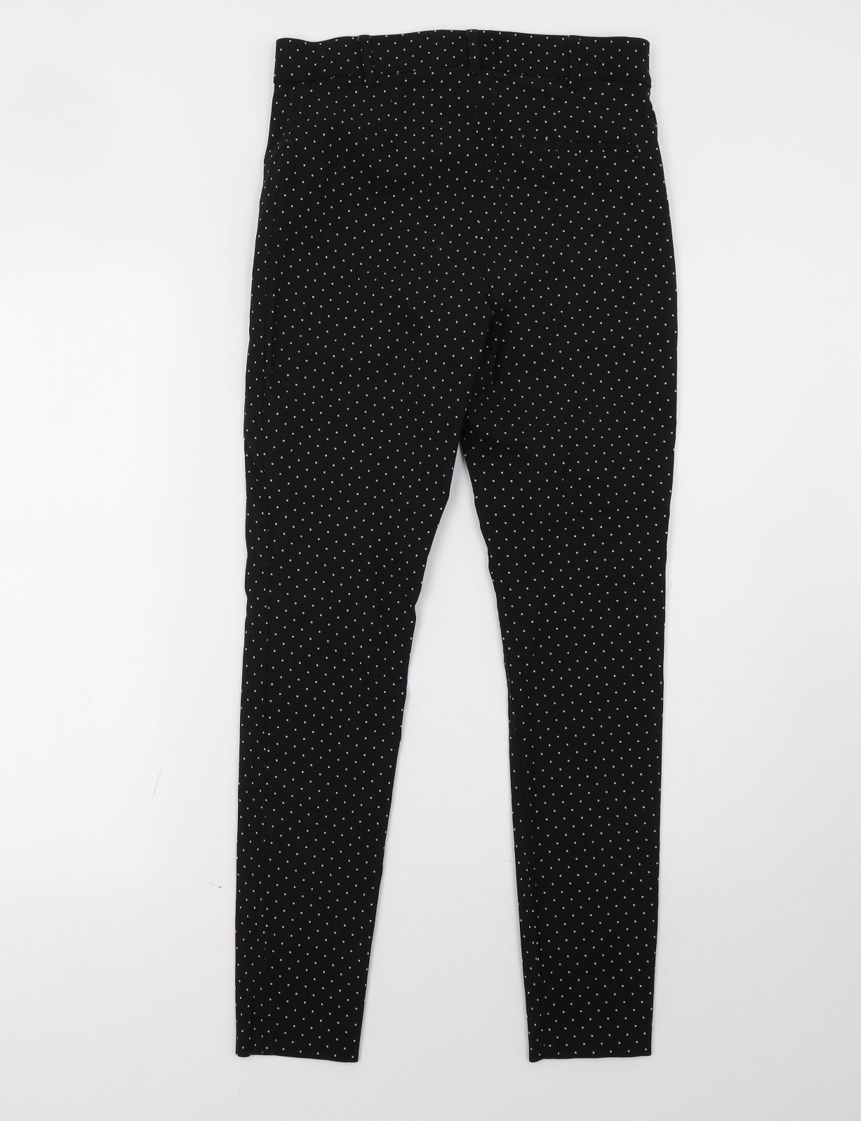 Primark Womens Black Polka Dot  Skinny Jeans Size 12 L30 in