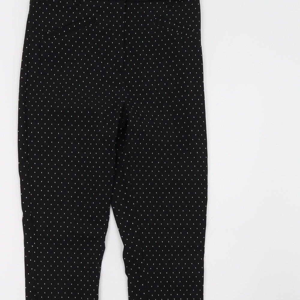 Primark Womens Black Polka Dot  Skinny Jeans Size 12 L30 in