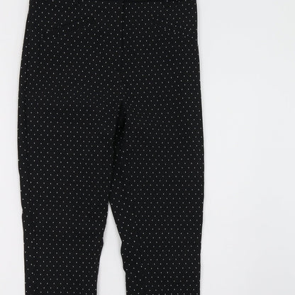 Primark Womens Black Polka Dot  Skinny Jeans Size 12 L30 in